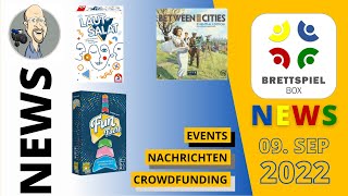 Brettspiel News Brettspielbox  Neuheiten Crowdfunding 09 September 2022 [upl. by Tonry637]