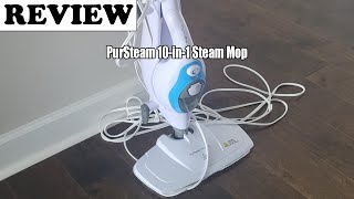 Review PurSteam 10in1 Steam Mop  Floor Steamer 2024  Watch Before You Buy [upl. by Dela]