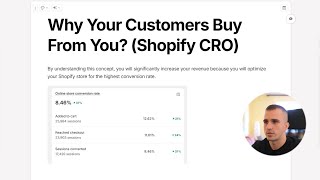 Why Your Customers Buy From You Shopify CRO [upl. by Asinet85]