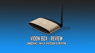 VidON Android Box Review [upl. by Athalla508]