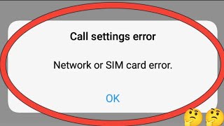 Call Forwarding Network Or Sim Card Error Problem Call Forwarding Call Settings Error  100 solve [upl. by O'Connor]