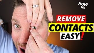 How To Remove Contact Lenses Easily  Best Tips For Beginners [upl. by Latsirk]