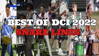 BEST OF DCI 2022  Snare Feature Compilation [upl. by Timi]