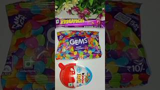 Munch Chocolate Gems With Kinder popsicle youtubeshorts shorts [upl. by Nwahsem]