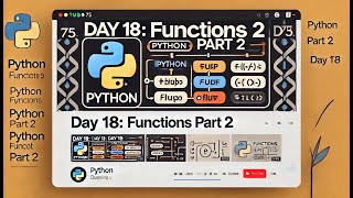 Python Day 18 Functions  75Day Coding Challenge [upl. by Auqenaj]