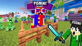 Esoni Saved POMNI in OMOCITY Minecraft Tagalog [upl. by Assetan]