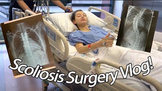 Scoliosis Surgery Vlog Having surgery on my spine 🤍 [upl. by Aredna12]