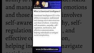 What is Emotional Intelligence  Meaning of Emotional Intelligence [upl. by Warfold]