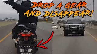 Cops Get Their Egos CRUSHED By Sportbike Riders CRAZY Police Chases  Bikes VS Cops 100 [upl. by Clymer]