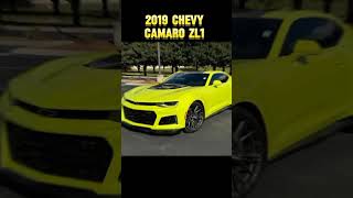 2019 Chevy Camaro ZL1 11k miles 1 owner 62L V8 66990 chevycamaro zl1 [upl. by Annahoj]