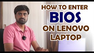 HOW TO ENTER BIOS ON LENOVO LAPTOP  LENOVO V14 G3 [upl. by Spense]