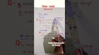 Time  work shortcuts I time  tricks  Arthematic shortcuts rrb ntpc ytshort viral trending [upl. by Roselyn]