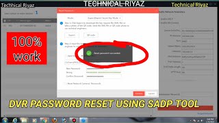 DVR password RESET using SADP tool  hikvision dvr password reset  hikvision SADP tool [upl. by Deegan]