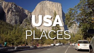 50 Best Places to Visit in the USA  Travel Video [upl. by Lissie235]