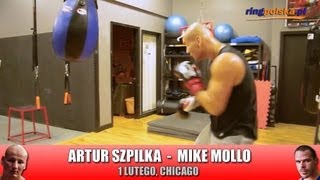 Artur Szpilka  migawka z worka podczas treningu w Chicago [upl. by Asp]