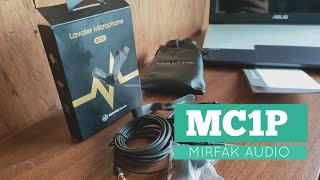 MIRFAK Audio MC1P  LAVALIERE MICROPHONE Unboxing [upl. by Faydra]