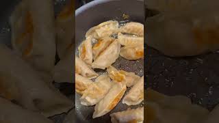 Potstickers for midnights food asmrsounds cooking shorts trending [upl. by Naellij264]