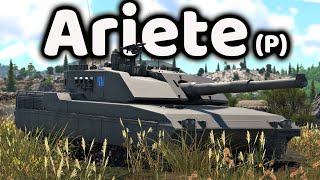 Ariete P Gameplay  Italian Main Battle Tank  War Thunder [upl. by Aehc222]