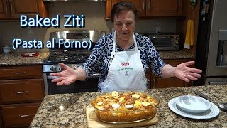 Italian Grandma Makes Baked ZitiRigatoni Pasta al Forno [upl. by Groveman672]