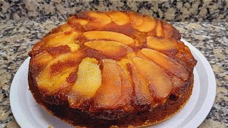 TORTA DE MANZANA INVERTIDA RIQUÍSIMA Y FÁCIL [upl. by Judson]