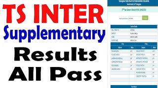 Ts inter 2020 supply Results all pass  ts inter Supplementary Results all pass [upl. by Wivestad]