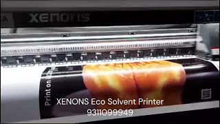 Xenons Eco Solvent Inkjet Printer with Two years Warrenty installation at Cuttack Mob 9311099949 [upl. by Lolanthe]