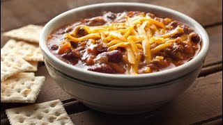 EASY TIM HORTONS STYLE CHILI RECIPE🍴 [upl. by Irtak]