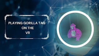 Playing Gorilla Tag on the VR [upl. by Tullusus]