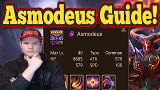 Asmodeus Guide ToA CoA Spires Floor 20 40 60 80 100  Summoners War [upl. by Castra]