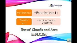 Class 10th Math Misc Exercise NO 11 MCQs [upl. by Ariadne]