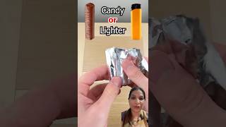 Guess the challenge candy or lighter 😱shorts trendingshorts [upl. by Cheri463]