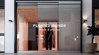 Solarlux pleated blinds [upl. by Bandeen]