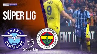 Adana Demirspor vs Fenerbahce  SÜPER LIG HIGHLIGHTS  11122023  beIN SPORTS USA [upl. by Attennot]