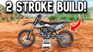 DESTROYING PROS ON A SECRET 2 STROKE BUILD IN MX BIKES [upl. by Lancelle]