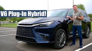 Review 2024 Lexus TX 550h  Is the V6 PlugIn Hybrid TX the Best [upl. by Sinegold359]