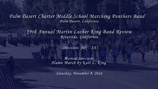 Palm Desert Charter MS  Alamo March  2024 Martin Luther King Band Review [upl. by Tita]