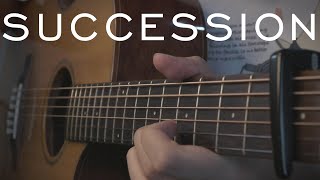 Succession Main Title Theme  Fingerstyle Guitar Cover [upl. by Adiol796]