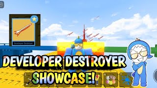 Developer Destroyer Showcase  Doomspire Brickbattle Roblox [upl. by Roach645]