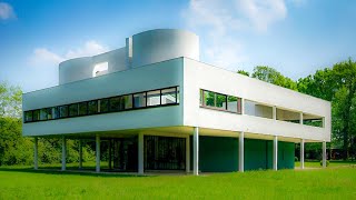 A Look At Villa Savoye Poissy France Outskirts of Paris [upl. by Ainigriv]