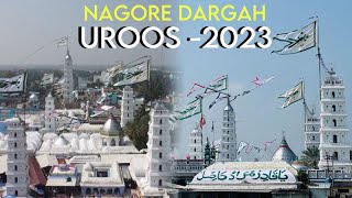 Nagore Dargah Urus Mubarak 2023  Drone View  Flags  Nagore Dargah Festival  Nagore Dargah Kalifa [upl. by Noreg790]