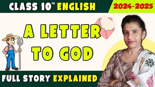 A Letter to God  Oneshot   Class 10 In English  Full Chapter  Summary [upl. by Elletsyrk51]