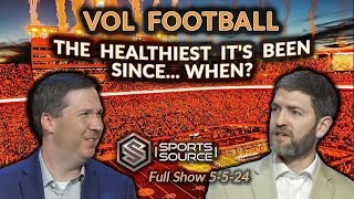 Vol Football The Healthiest Its Been Since When  The Sports Source Full Show 5524 [upl. by Airolg]