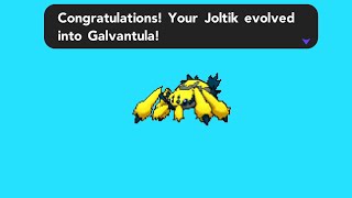 ROBLOX POKEMON BRICK BRONZE SHINY JOLTIK EVOLVED INTO GALVANTULA [upl. by Redna]