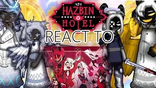 Hazbin Hotel Heaven react to Hell  Full video  ANGST  FW [upl. by Hannah]