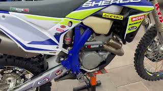 SHERCO SEFR 300 FACTORYLOW HOURSAKRAPOVIC [upl. by Sproul]