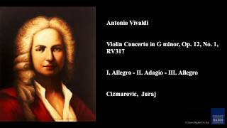 Antonio Vivaldi Violin Concerto in G minor Op 12 No 1 RV 317 [upl. by Enayr]