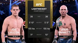 Joe Lauzon vs Josh Emmet Full Fight  UFC 5 Fight Night [upl. by Arlyn]