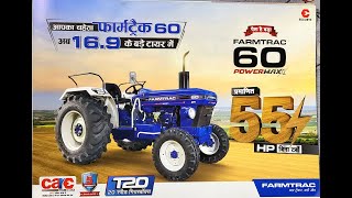 New Farmtrac 60 T20 Powermaxx New Update amp features 2024 model [upl. by Aedrahs]