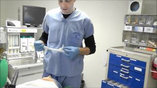 Intubation through an LMA [upl. by Aiym]