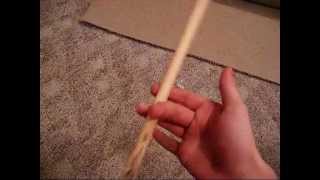 how to twirl a drumstick like a pro TUTORIAL [upl. by Ahtimat]